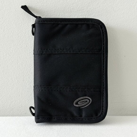 TIMBUK2 Swipe Wallet Slim Zip Close Card Wallet Coin Purse Black NO STRAP - Picture 1 of 6
